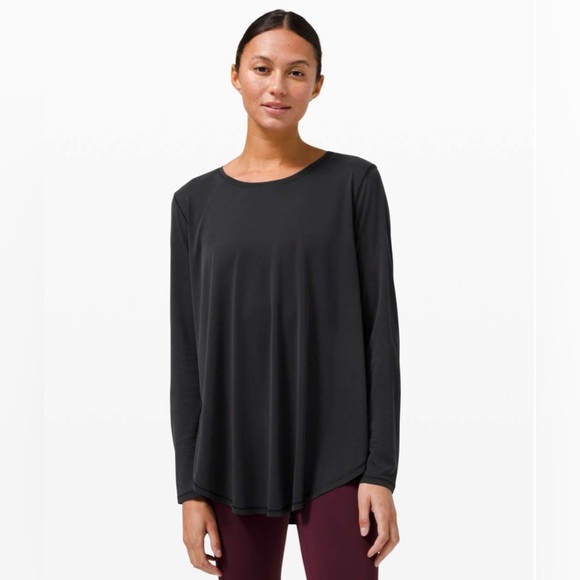 Lululemon Draped Bum Covering Long Sleeve - Picture 1 of 6
